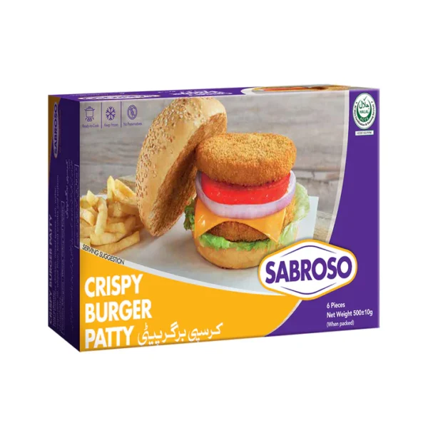SABROSO CRISPY BUGER PATTY 500G