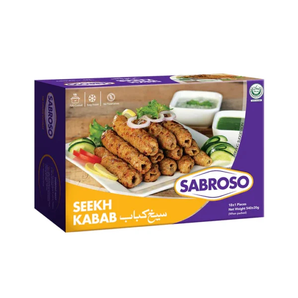 SABROSO SEEKH KABAB 18PCS 540G