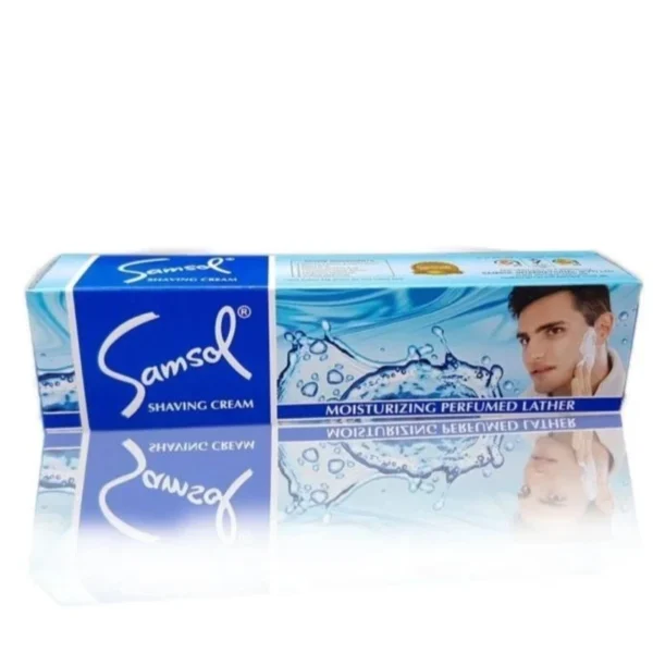 SAMSOL MOISTURIZING PERFUMED LATHER SHAVING CREAM 72G