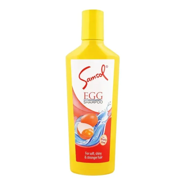 SAMSOL SHAMPOO EGG SHINY STRONGER HAIR 120ML
