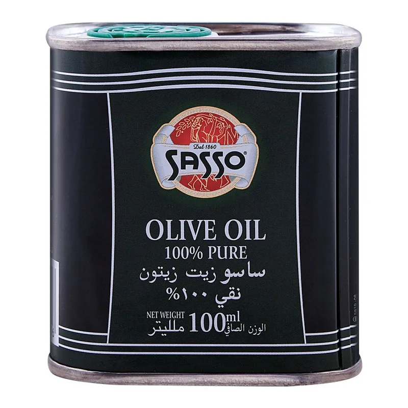 SASSO-OLIVE-OIL-TIN-100ML.webp SASSO OLIVE OIL TIN 100ML - Image 1