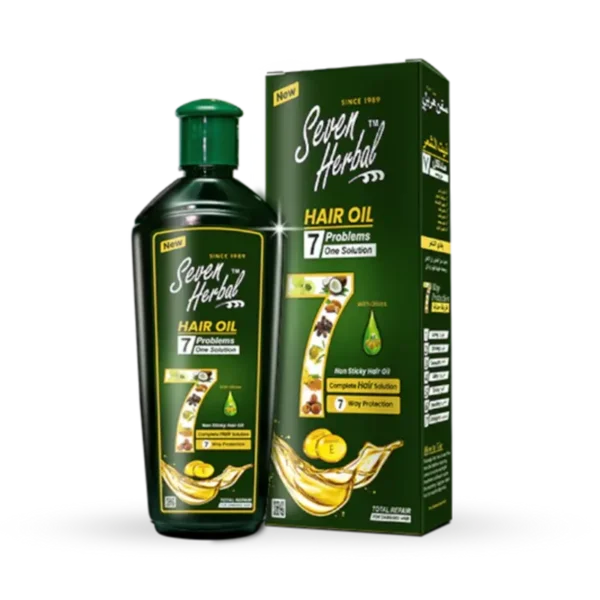 SEVEN HERBAL HAIR OIL 7 PROBLEMS ONE SOLUTION 200ML