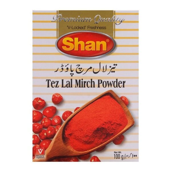 SHAN TEZ LAL MIRCH POWDER 100G