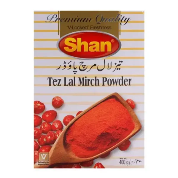SHAN TEZ LAL MIRCH POWDER 360G