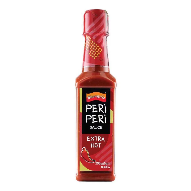 SHANGRILA-PERI-PERI-EXTRA-HOT-SAUCE-295G.webp SHANGRILA PERI PERI EXTRA HOT SAUCE 295G - Image 1
