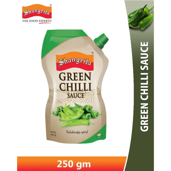 SHANGRILLA GREEN CHILLI SAUCE 225GM