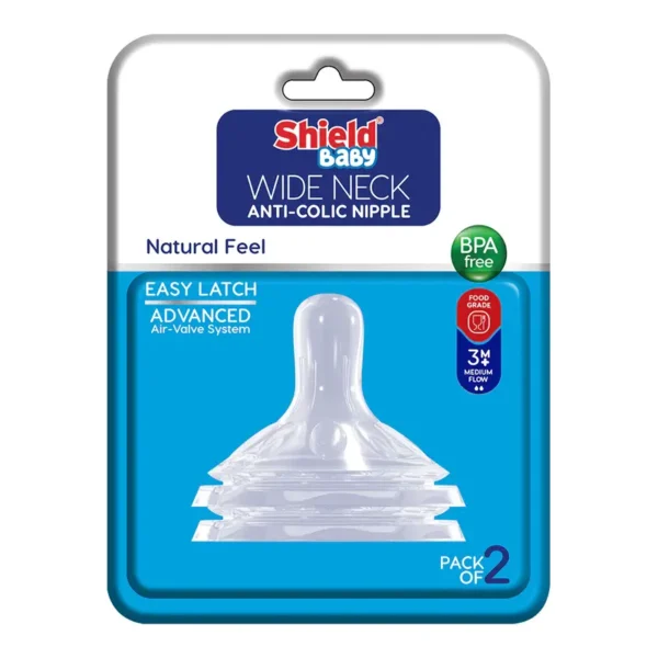 SHIELD BABY ANTICOLIC NIPPLE 2PCS