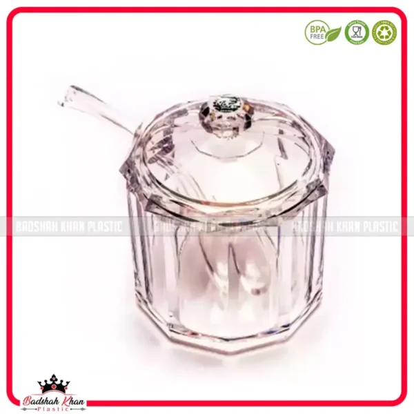 SUGER POT WITH SPONE