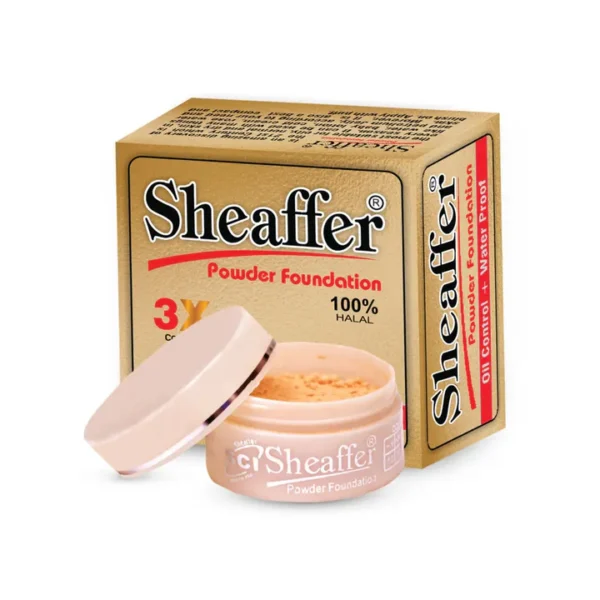 SHEAFFER 3X POWDER FOUNDATION OIL CONTROL&WATER PROOF 16G