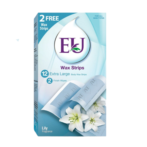 EU WAX STRIPS LILY EXTRA LARGE (12WAX STRIPS)