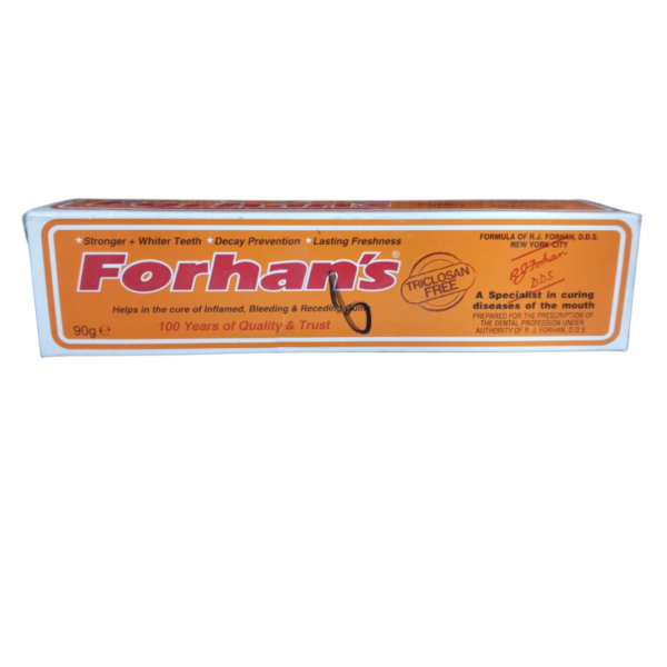 FORHANS TRICLOSAN FREE TOOTH PASTE 90G