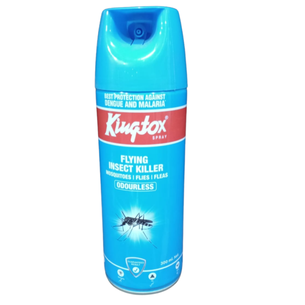 KINGTOX INSECT KILLER FLYING ODOURLESS TRIPLE ACTION 300ML