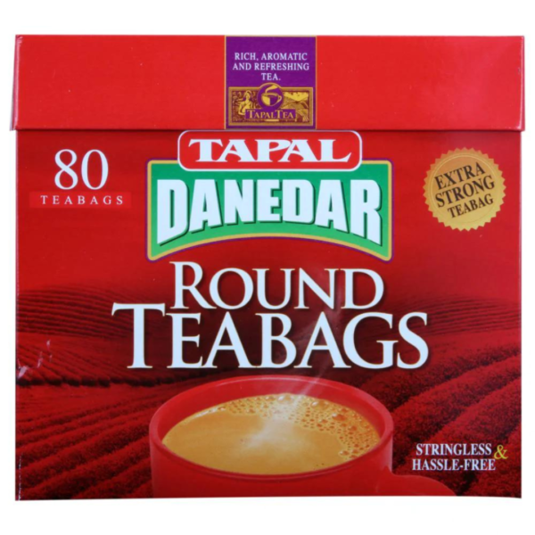 TAPAL DANEDAR ROUND TEA BAG (80 BAGS)