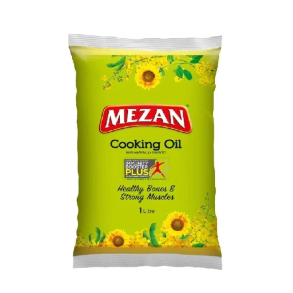 MEZAN COOKING OIL POUCH 1L