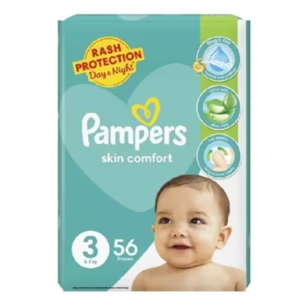 PAMPERS DIAPER JUMBO M 56PCS (5-9KG)