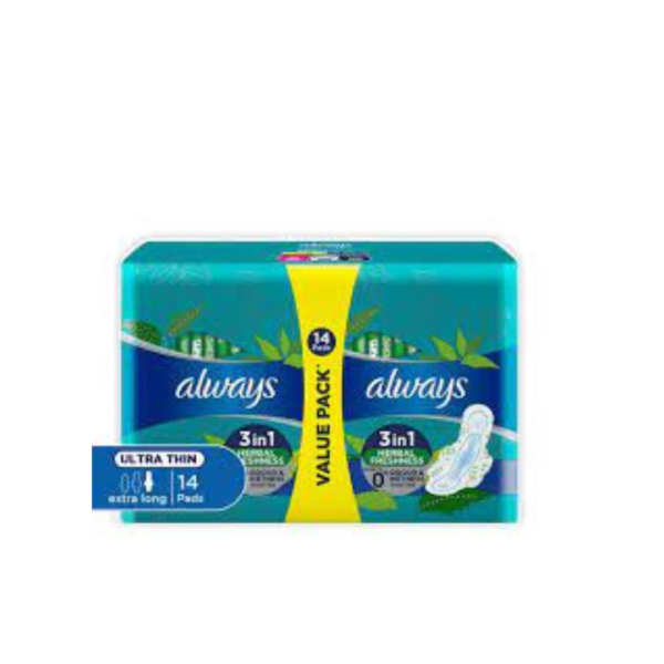 ALWAYS SANITARY PAD ULTRA THIN EXTRA LONG 14PCS