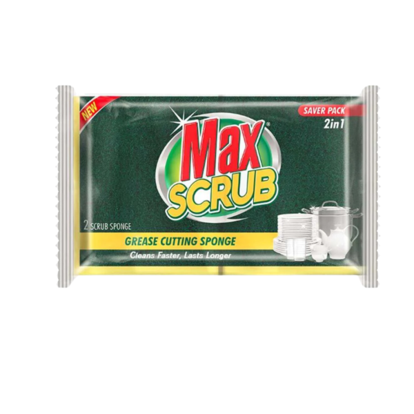 MAX GREASING CUTTING MULTI REGULAR 2IN1 SPONGE WITH SCRUB