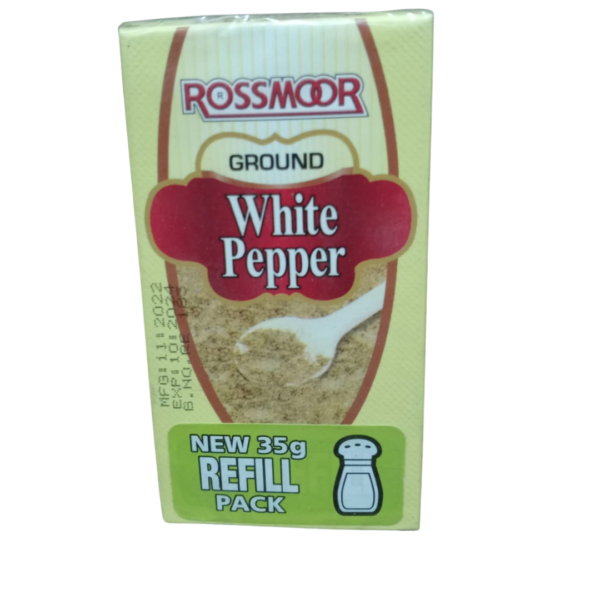 ROSSMOOR GROUND WHITE PEPPER 35G