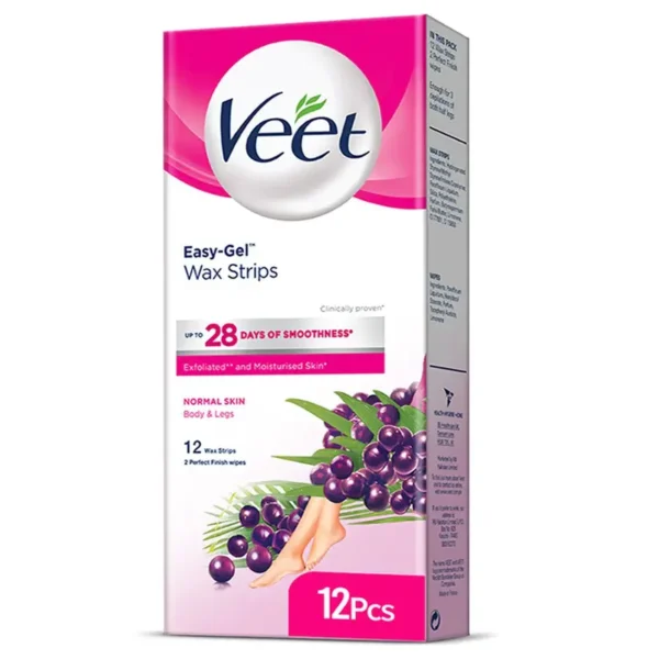 VEET NORMAL SKIN 12 WAX STRIPS