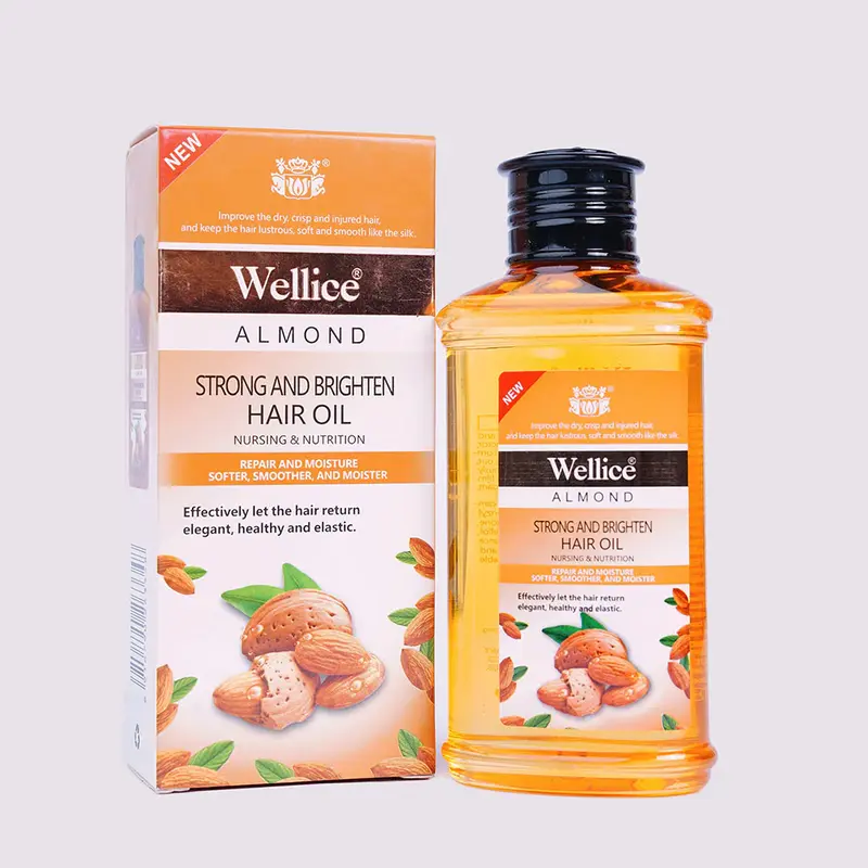 WELLICE-ALMOND-STRONG-AND-BRIGHTEN-HAIR-OIL-150ML.webp WELLICE ALMOND STRONG AND BRIGHTEN HAIR OIL 150ML - Image 1