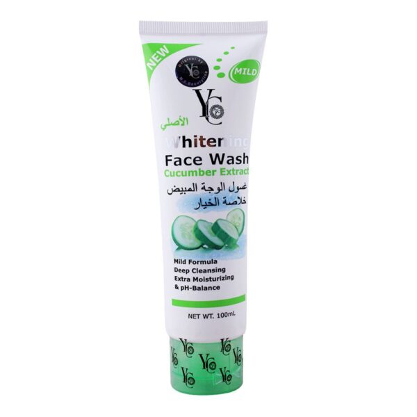 YC WHITENING FACE WASH WITH CUCUMBER EXTRACT 100ML