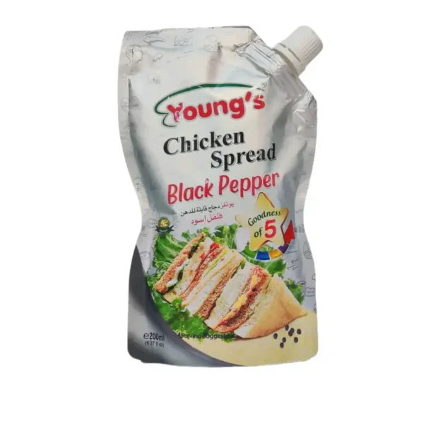 YOUNG'S BLACK PEPPER CHICKEN SPREAD 200ML