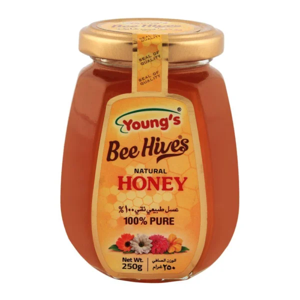 YOUNGS NATURAL HONEY BEE HIVES 250G