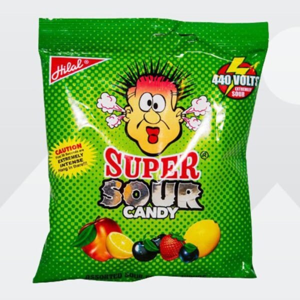 SUPER SOUR CANDY POUCH 35PCS