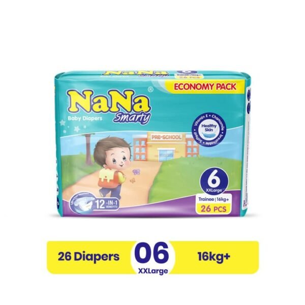 NANA DIAPER ECONOMY PACK XXL 26PCS (14-16KG)