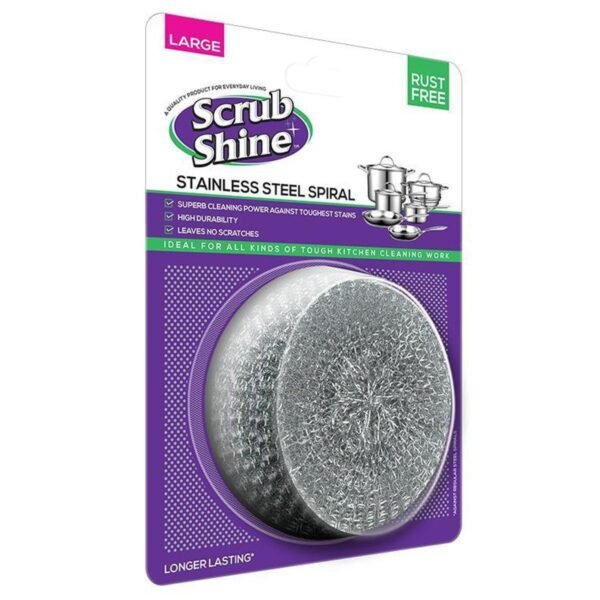SCRUB SHINE STEEL SPRIRAL`