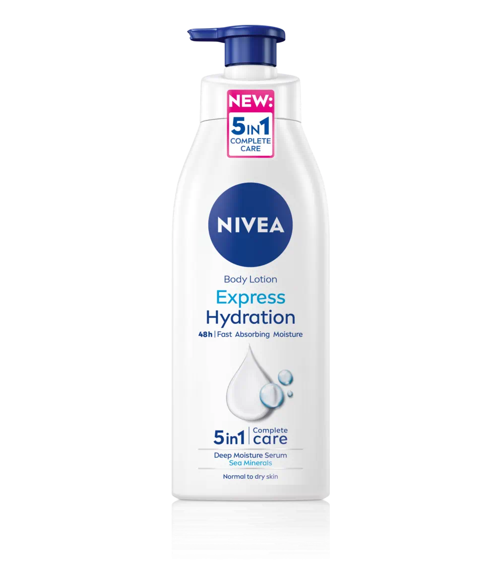 f5681d863b4245d4abdcf62cbb5771a8-web_1010x1180_transparent_png.webp NIVEA BODY LOTION EXPRESS HYDRATION 5IN1 380ML - Image 1