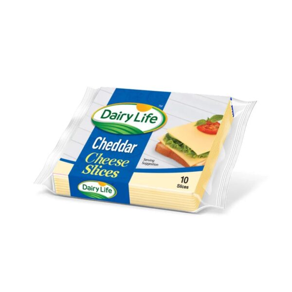 DAIRY LIFE CHEDDAR CHEESE SLICES 180G