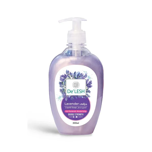 DE LESH LAVENDER LIQUID SOAP 500ML