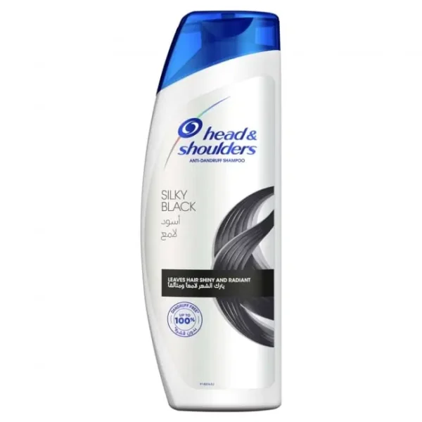 HEAD & SHOULDER SHAMPOO SILKY BLACK 185ML