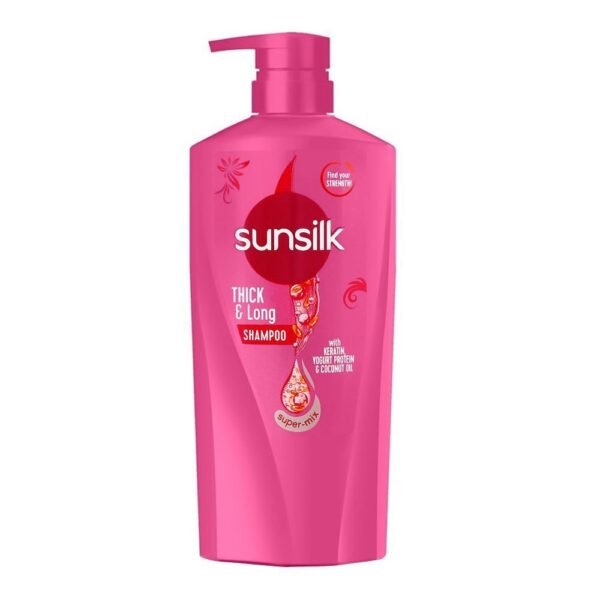 SUNSILK KERATIN YOGHURT THICK & LONG SHAMPOO 660ML
