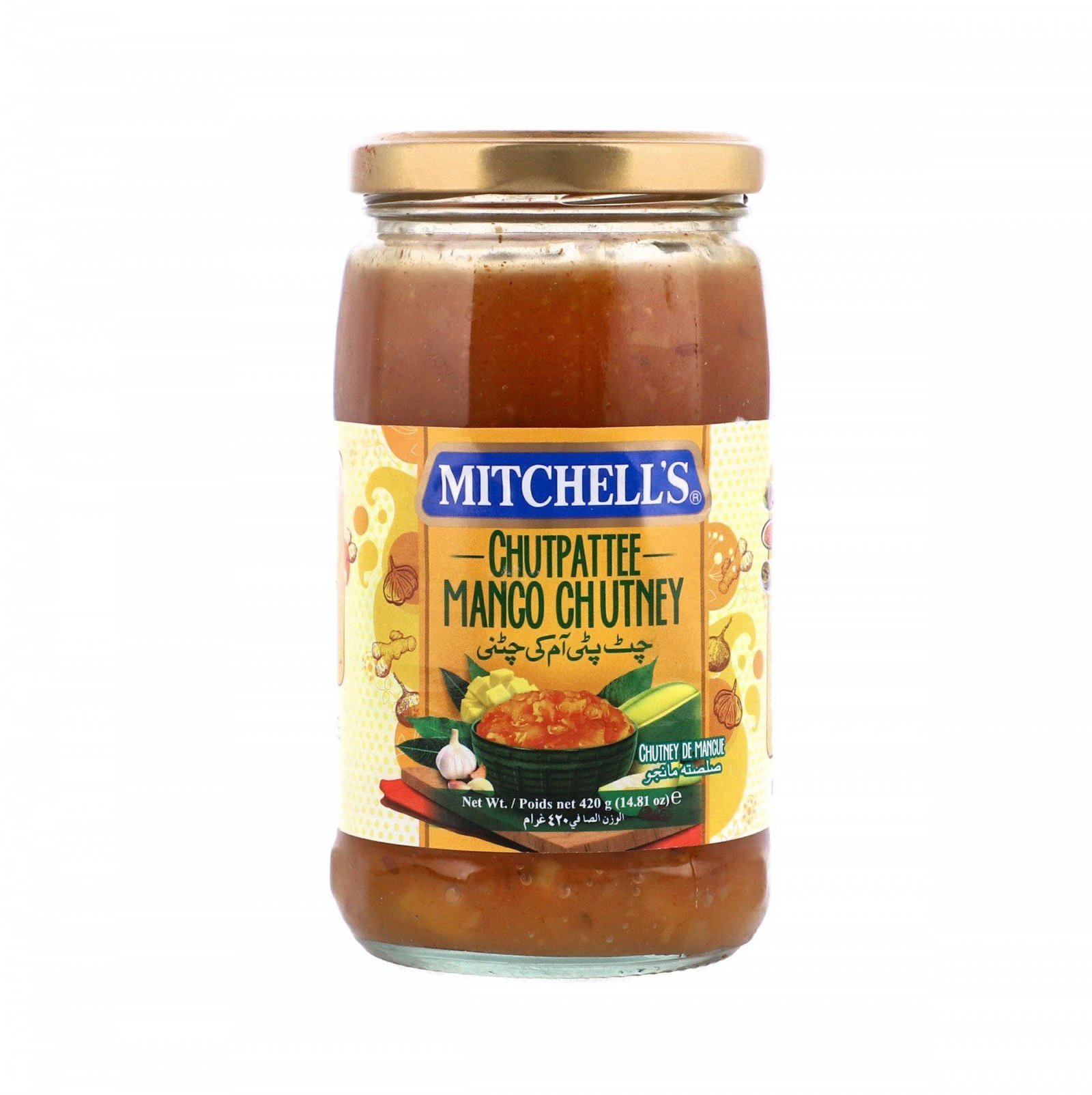 mitchell-s-mitchells-chutpattee-mango-chutney-420g-6953324806273_1800x.jpg MITCHELLS MANGO CHUTNEY 420G - Image 1