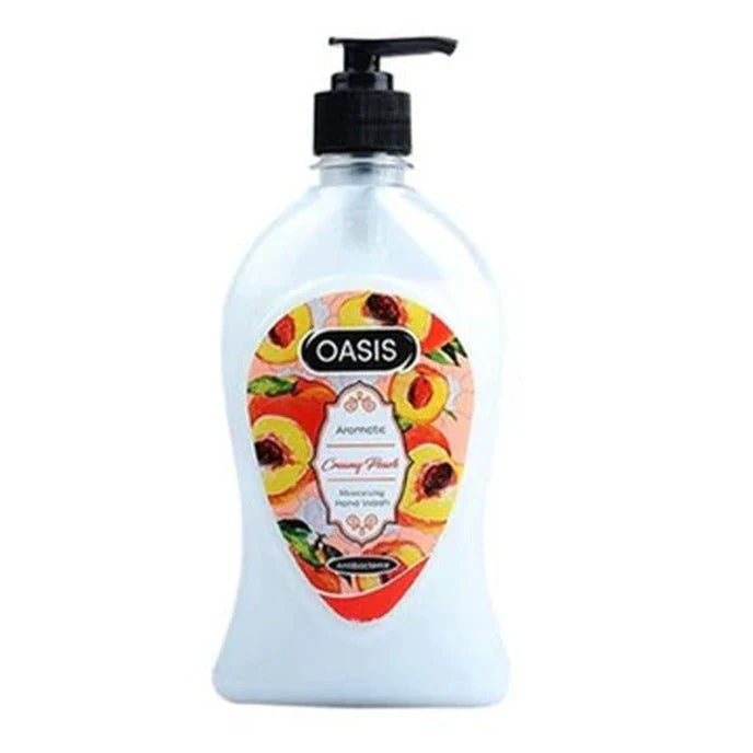 oasis-aromatic-creamy-peach-hand-wash-500ml-470718.webp OASIS CEAMY PEACH HANDWASH 500ML - Image 1