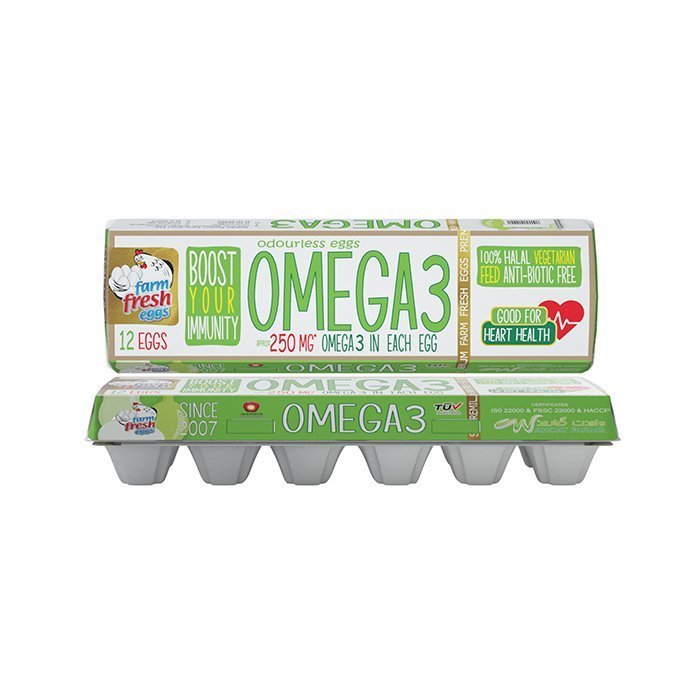 omega3.jpg OMEGA 3 EGGS 1 DOZEN - Image 1