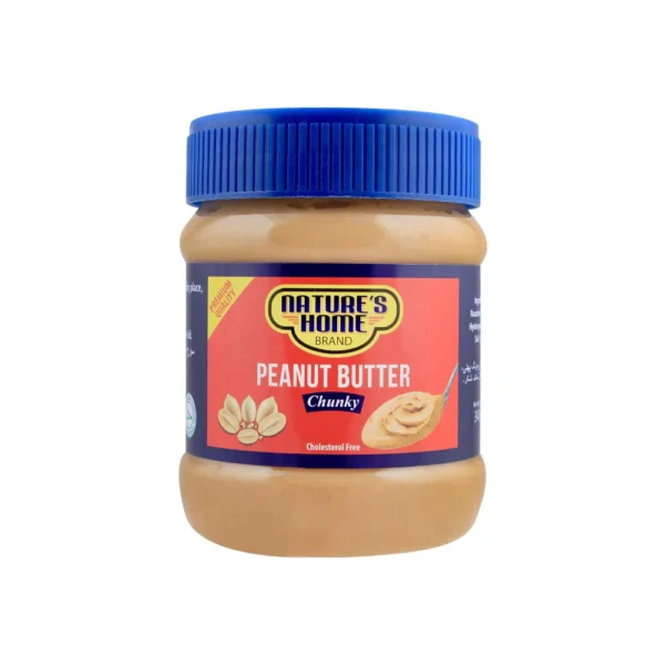 NATURE HOME PEANUT BUTTER CHUNKY 340G
