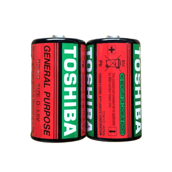 TOSHIBA C-SIZE CELL PACK OF 2