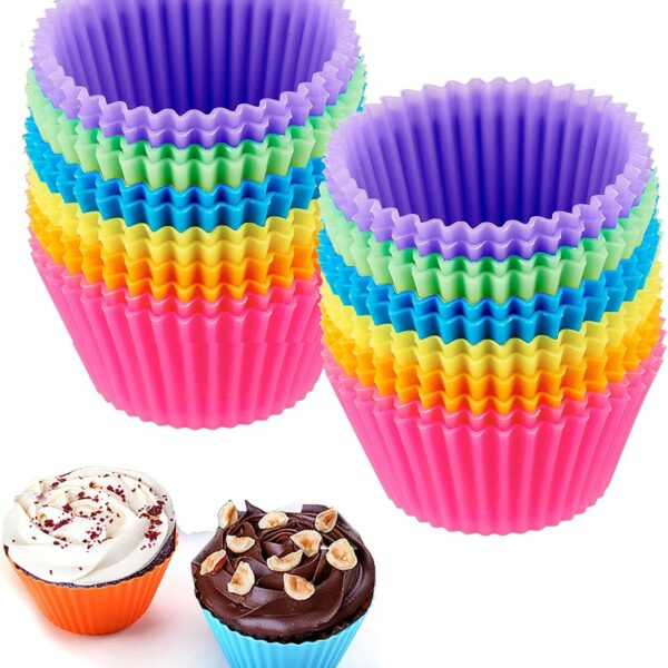 SILICONE CUPCAKE BAKING CUP PACK MINI