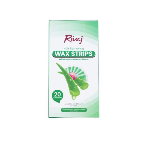 RIVAJ UK ALOE VERA 20 WAX STRIPS