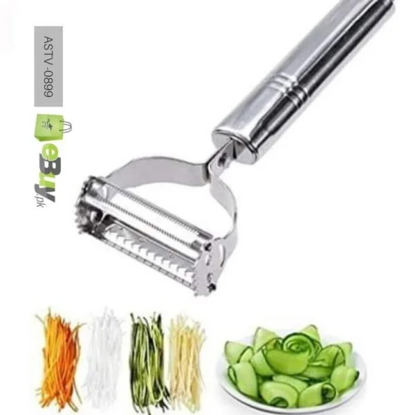 STAINLESS STEEL FRUIT PEELER 2IN1-585