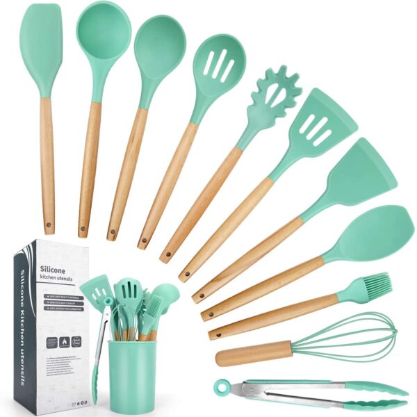 SILICONE SPOON SET 12PCS
