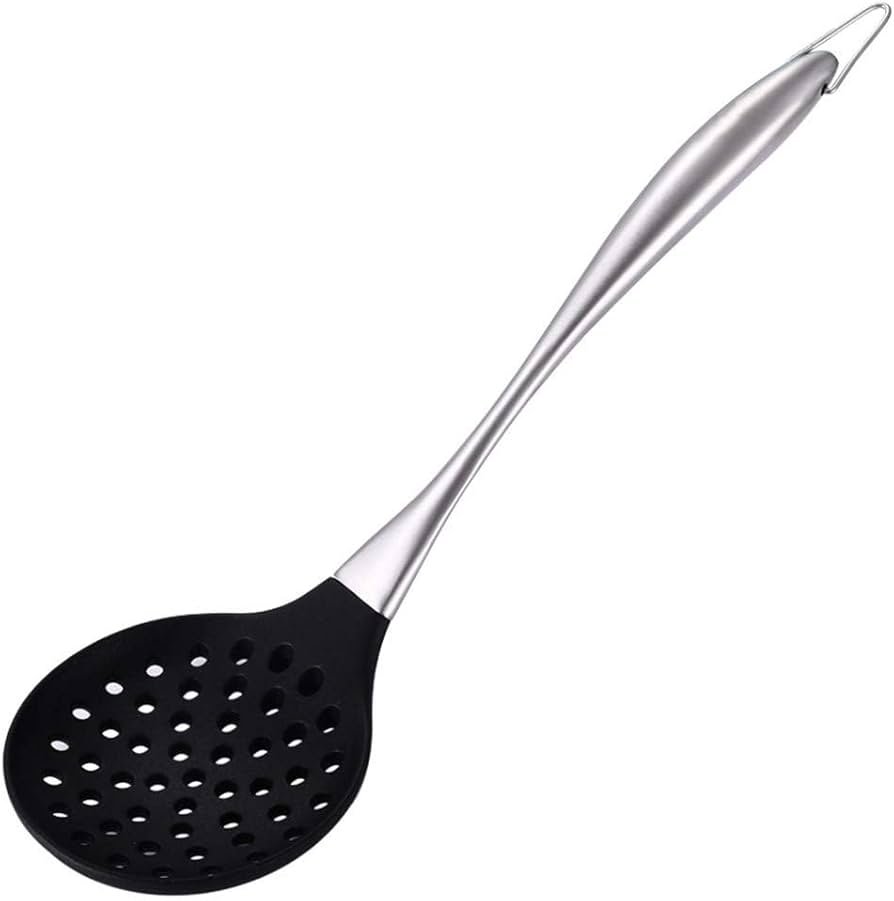 41t88As+xPL._AC_UF894,1000_QL80_ NON STICK SILICONE SKIMMER SPOON -585 - Image 1