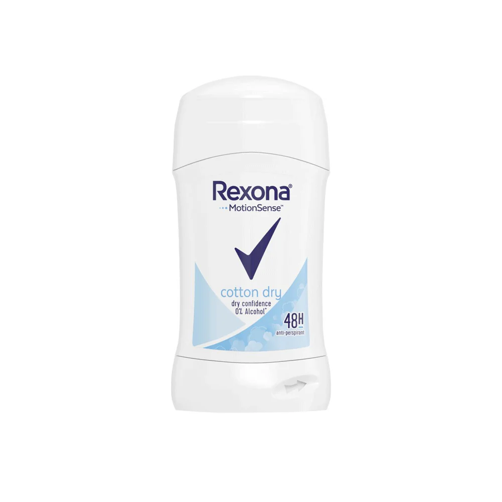 4800888221926 REXONA DEODORANT DEO STICK COTTON DRY 48H 40G - Image 1