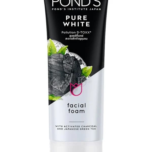PONDS FACIAL FOAM PURE BRIGHT CHARCOAL 100G