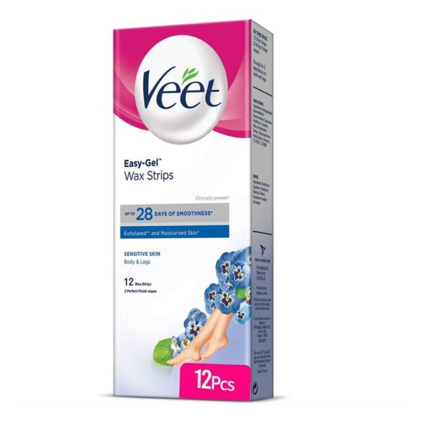 VEET SENSITIVE SKIN 12WAX STRIPS