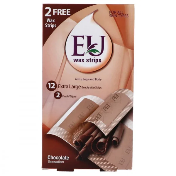 EU WAX STRIPS CHOCOLAT EXTRA LARGE (12WAX STRIPS)