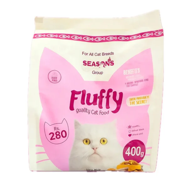 FLUFFY CAT FOOD SMALL 400GM